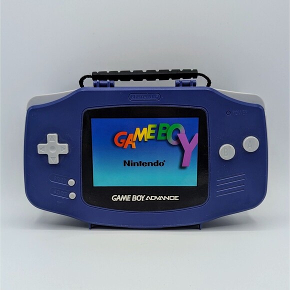 RARE Game Boy Advance GBA Hard Shell Carrying Case 2002 ALS - Indigo Purple - Picture 1 of 7